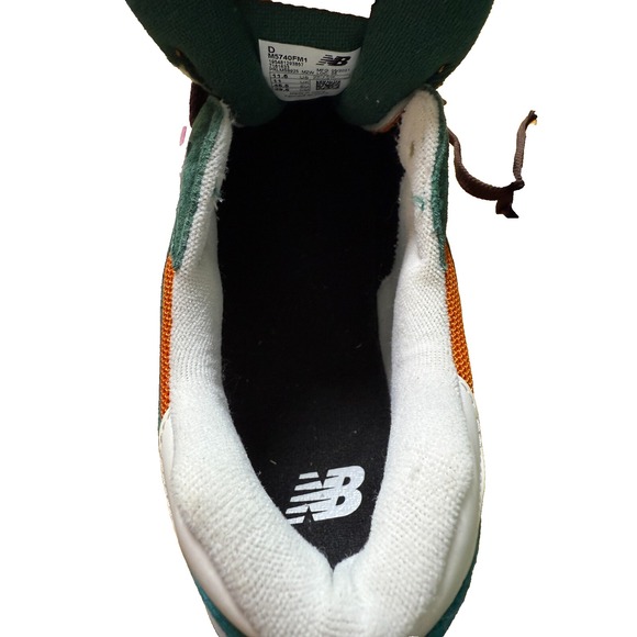 New Balance 57/40 MENS 11.5 PRE-OWNED Pink Lemonade Green Black Orange M5740FM1 - Picture 17 of 17